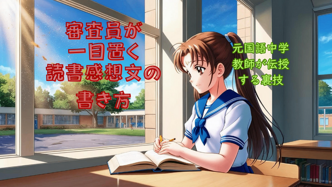 審査員が一目置く読書感想文の書き方　〜元中学国語教師が伝授する裏技〜