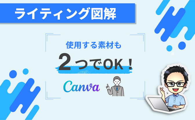 使用する素材も2つでOK！
