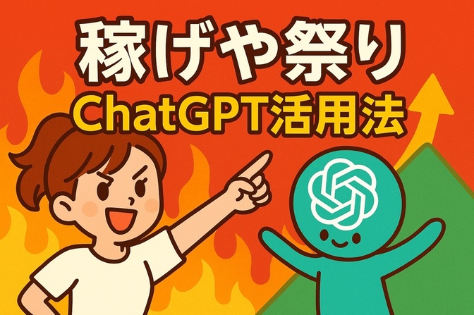ChatGPTと走る🔥【稼げや祭り2025夏！】人生最高の月収目指して挑戦スタート💪✨