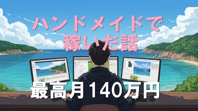 【最高月140万】ハンドメイドで稼いだ話＆稼ぐためのポイント