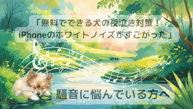 吠える愛犬、眠れない私。“iPhoneのある機能”で救われた話