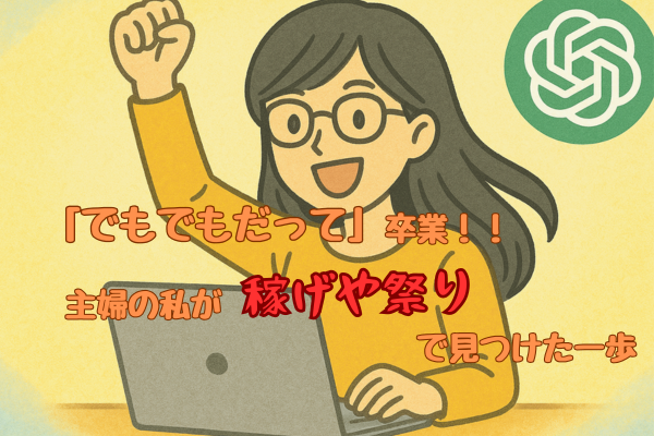 「でもでも、だって」卒業！　主婦の私が“稼げや祭り”で見つけた一歩