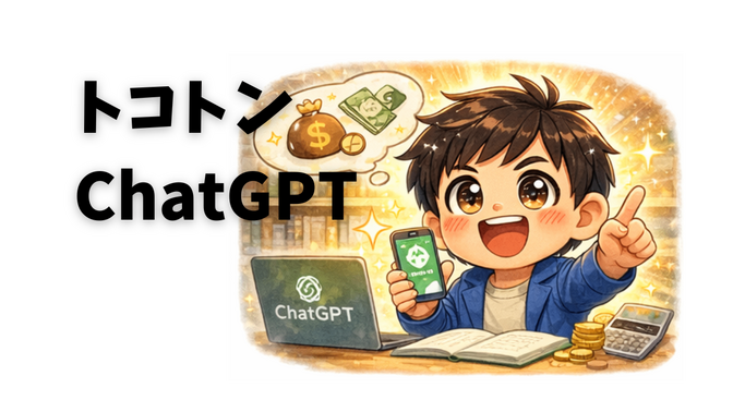 ChatGPTにお金の悩みを「トコトン」聞いて、モヤモヤを解消する質問テクニック ✨💰