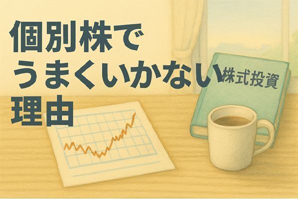 【投資初心者のあなたへ】個別株でうまくいかない理由、考えたことありますか？