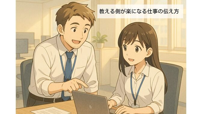 伝え方を工夫して時間を生み出す  〜成果を出せる仕事の教え方〜