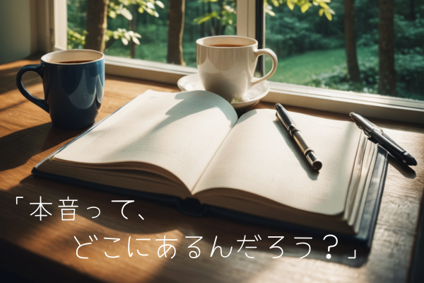 自分の本音がわからなくなる時、ありませんか？そんな時は「吐き出す」ことを意識して。