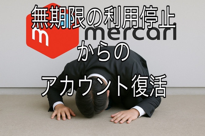 メルカリ”無期限の利用制限”からアカウント復活で行った"たった１つ"
