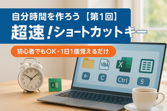 自分時間を作ろう１【超速　パソコンショートカットキー習得】