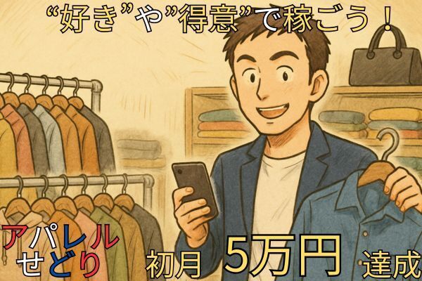 【初月5万円達成】アパレルせどりは他者貢献【収益を発生させる3つの心得】
