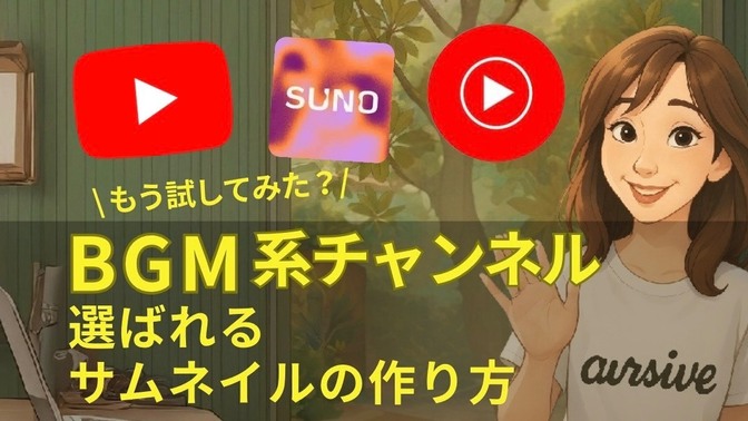 BGM系チャンネル•選ばれるサムネイルの作り方