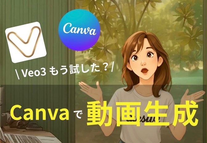 Veo3もう試した？Canvaでできる動画生成！