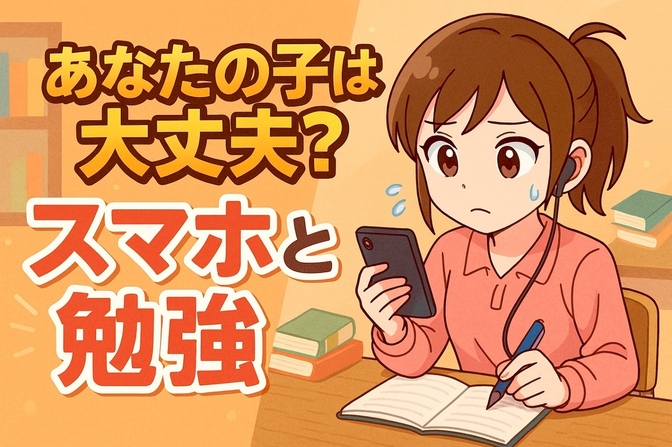 あなたの子は大丈夫？親の失敗談から学ぶ「スマホと勉強」