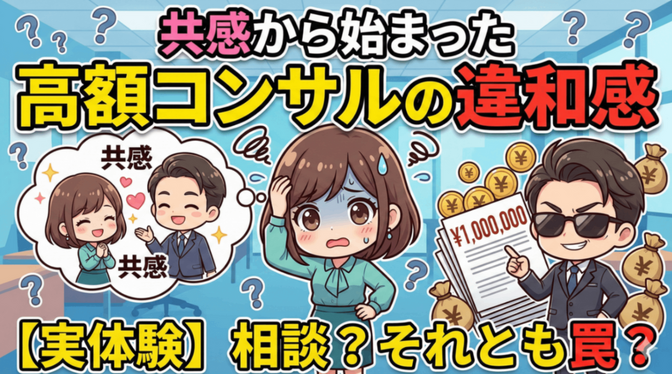 【体験談】共感から始まった起業コンサルで、あとから気づいた違和感