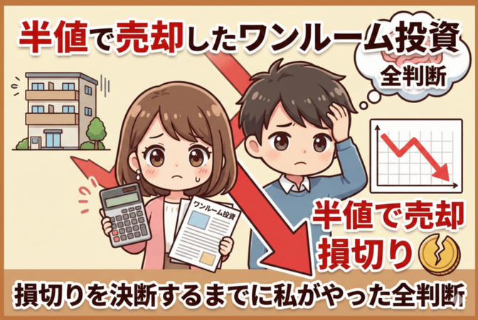 半値で売却したワンルーム投資 ──損切りを決断するまでに私がやった全判断