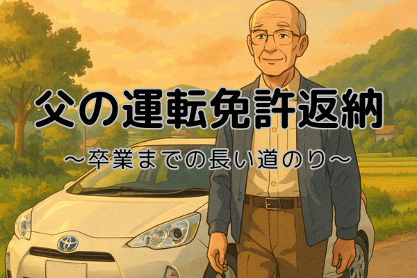 父の運転免許返納　〜運転を卒業するまでの長い道のり〜