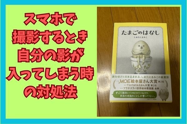 【写真のレスキュー】スマホで 撮影するとき 自分の影が 入ってしまう時の対処法