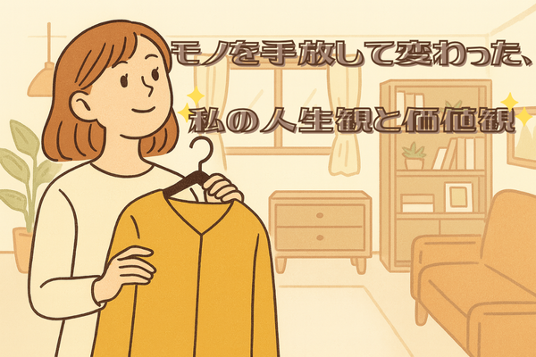 モノを手放して変わった、私の人生観と価値観