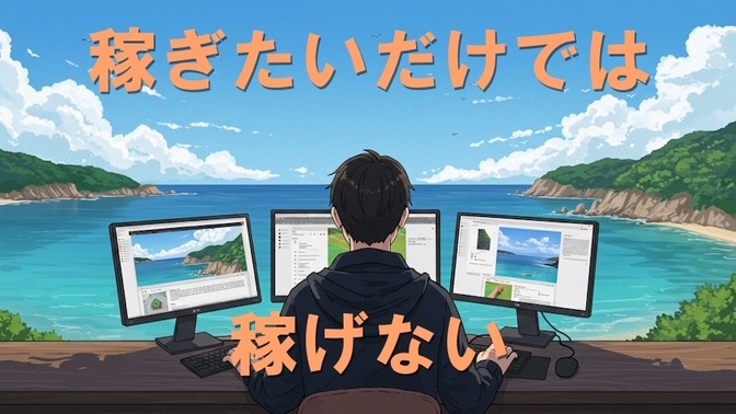 稼ぎたい稼ぎたいでは大きく稼げない