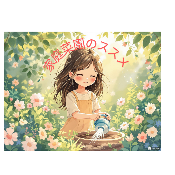 「家庭菜園」がくれる、やさしい時間と健康の習慣『忙しい，毎日に癒しの時間を』