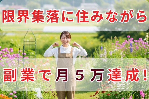 「地方在住ママでも副業で月５万達成可能！夢を叶えるための副業ストーリー」