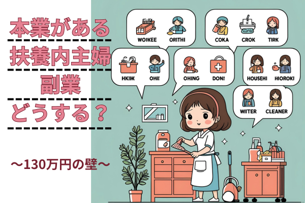 【130万円の壁】扶養内で働きながらの副業。いくらまでの収入なら扶養から外れなくて済む？