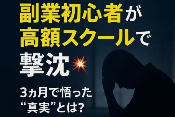 【ヒヤッと体験談】せどり高額スクールで大失敗した話