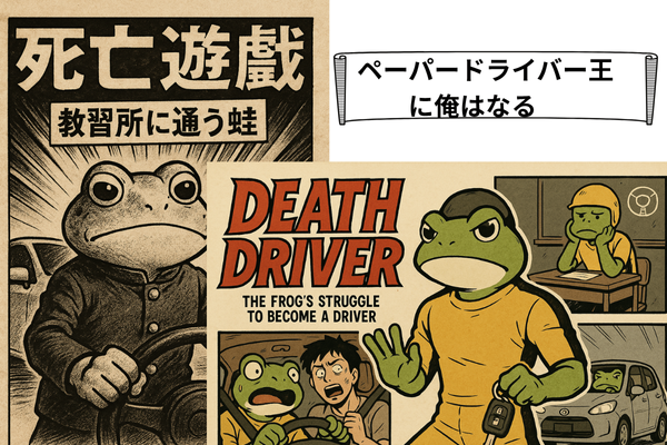 超絶ペーパードライバーだった蛙が、車に乗れるようになっていた件について