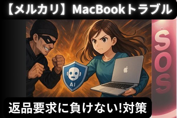 【メルカリ】MacBookを転売ヤーから守り満額売上を勝ち取った話