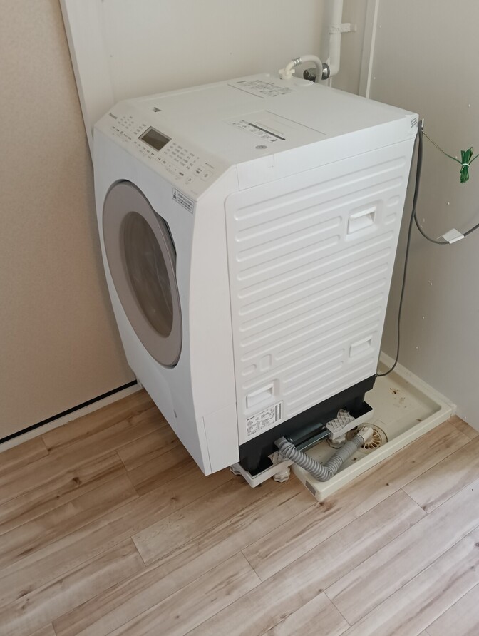 ~蛇口が低い問題を解決~ドラム式洗濯機【約3千円】