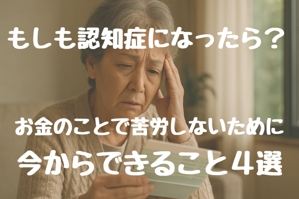 もしも認知症になったら？お金のことで苦労しないために今からできること4選