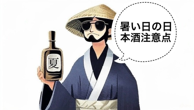 【日本酒】暑い日の日本酒、楽しむための3つの注意点
