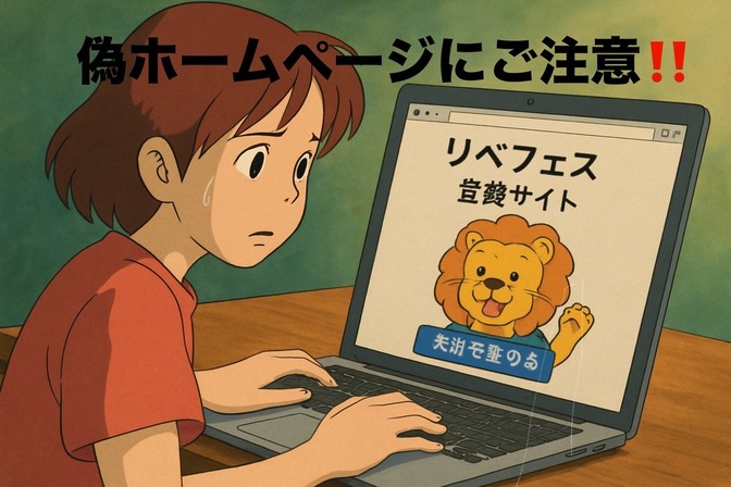 「リベフェスを名乗る詐欺」に注意！被害に遭わないために知っておくべきこと