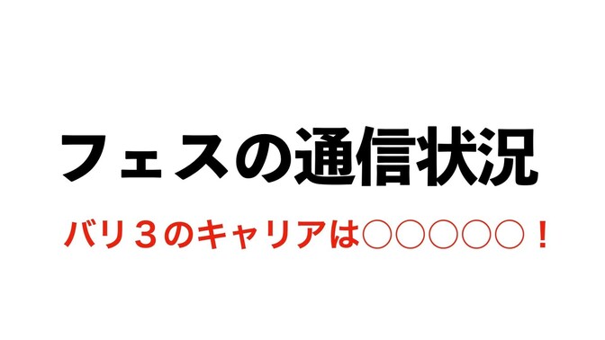 【通信速度比較】フェスの通信状況を3回線で検証！（日本通信SIM / povo / ahamo）