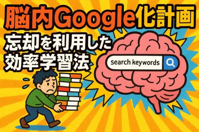 【暗記は不要】リベ大で学んだ知識を10倍活かす「脳内Google化」計画