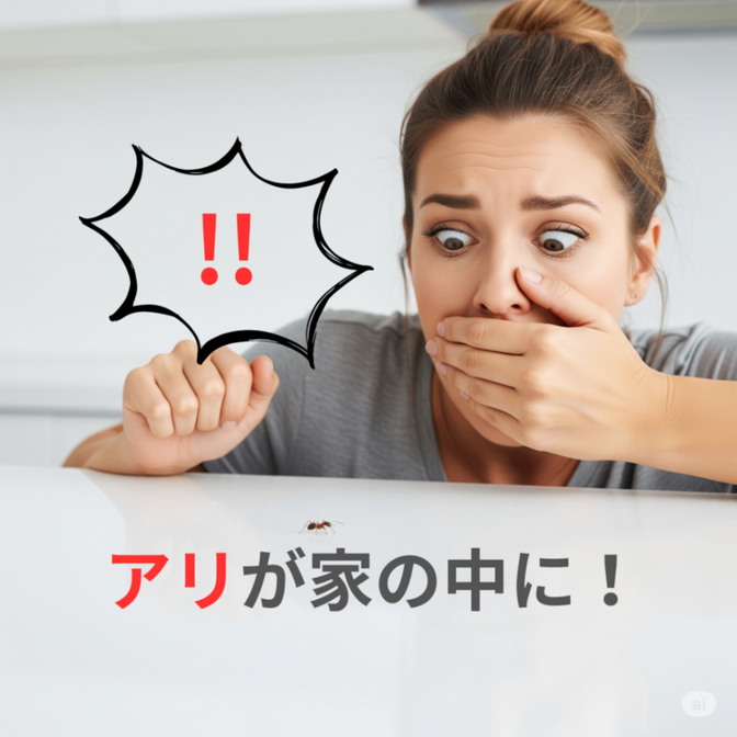 毎年悩まされていた家のアリ、あっさりいなくなった話