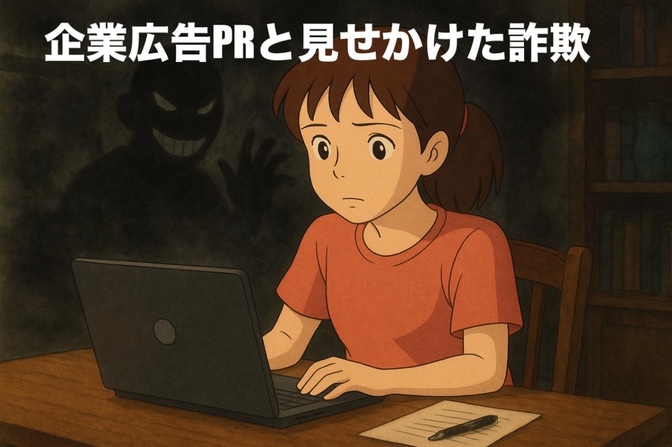 企業PR案件詐欺に注意！インフルエンサーや動画制作者が狙われる