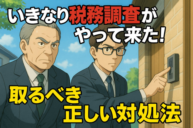 いきなり税務調査がやって来た！取るべき正しい対処法
