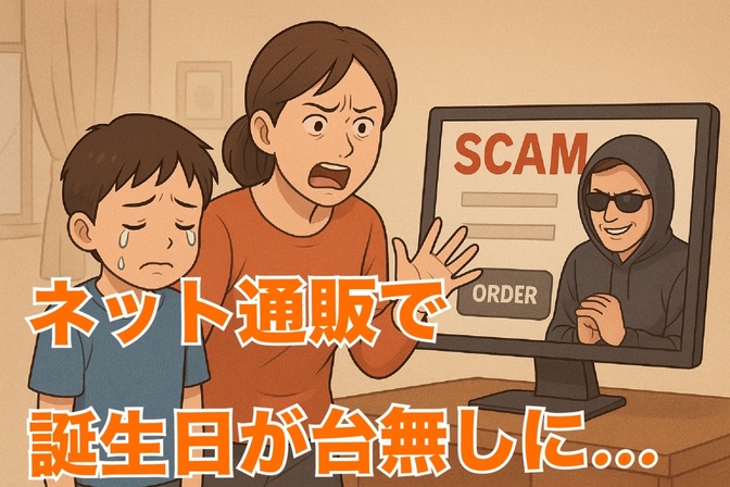 ネット通販で誕生日が台無しに… 子どもの夢を壊す悪質業者に騙された体験談