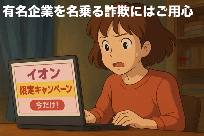 偽コラボ広告に注意！大手企業を装った新手の詐欺手口