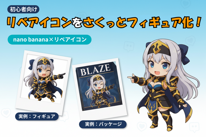【初心者向け】リベアイコンをさくっとフィギュア化する方法