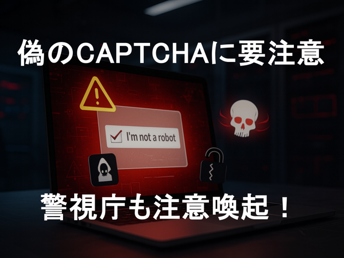 警視庁も注意喚起！偽のCAPTCHA画面によるマルウェア・ウィルス感染に要注意