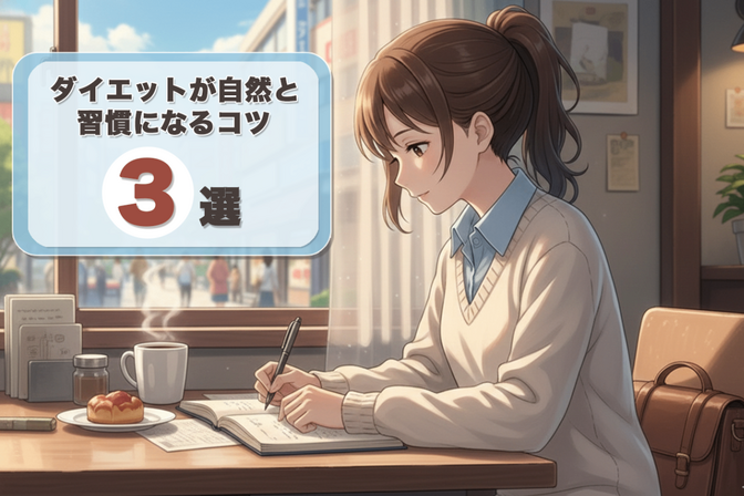 ダイエットが自然と習慣になるコツ3選
