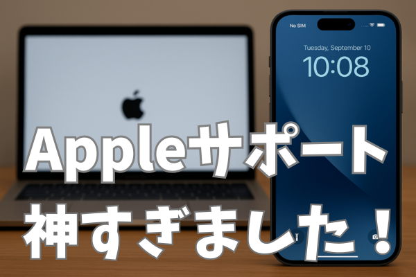 Appleサポート神すぎました！iPhoneのデータ転送で救われた話