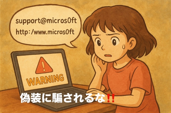 偽メールアドレスと偽URLにご用心！巧妙な手口と見抜くポイント