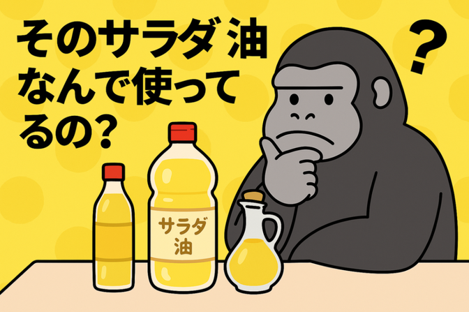 そのサラダ油なんで使ってるの？