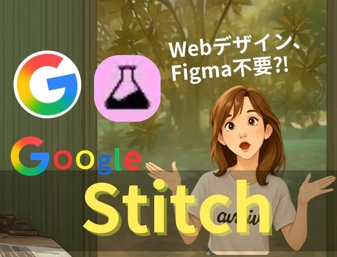 ★Figma不要⁈GoogleStitchでWebデザイン🎨
