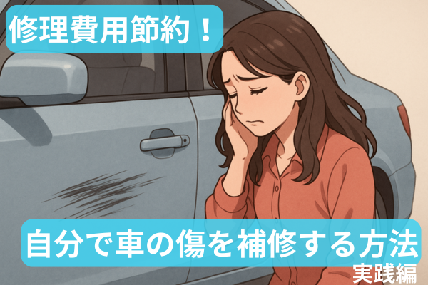 修理費用節約！自分で車の傷を補修する方法　　〜実践編〜