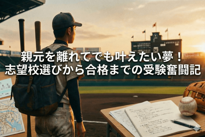 【高校受験】親元を離れてでも叶えたい夢！志望校選びから合格までの受験奮闘記