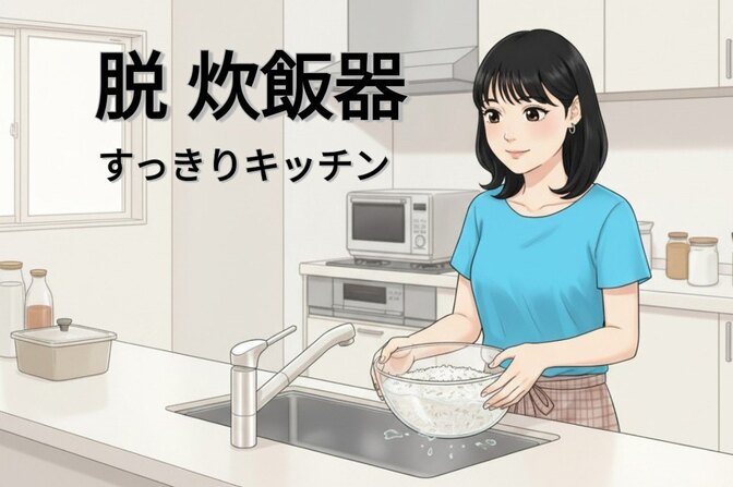 【シンプルに暮らす】お鍋でごはん。心地良いすっきりキッチンへ！