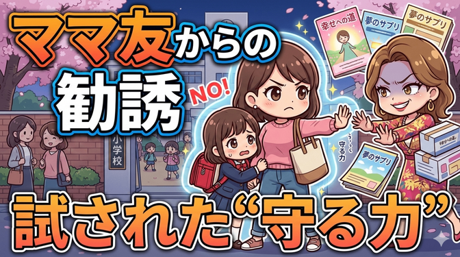 🌿リアルすぎるママ友からの勧誘体験｜やさしさの中で試された“守る力”